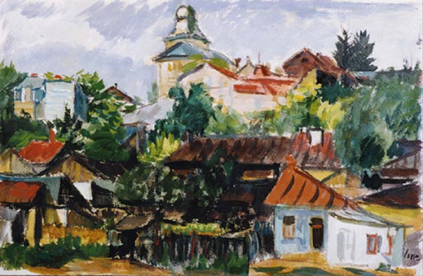 Houses in Bucharest - Iosif Iser Tablo