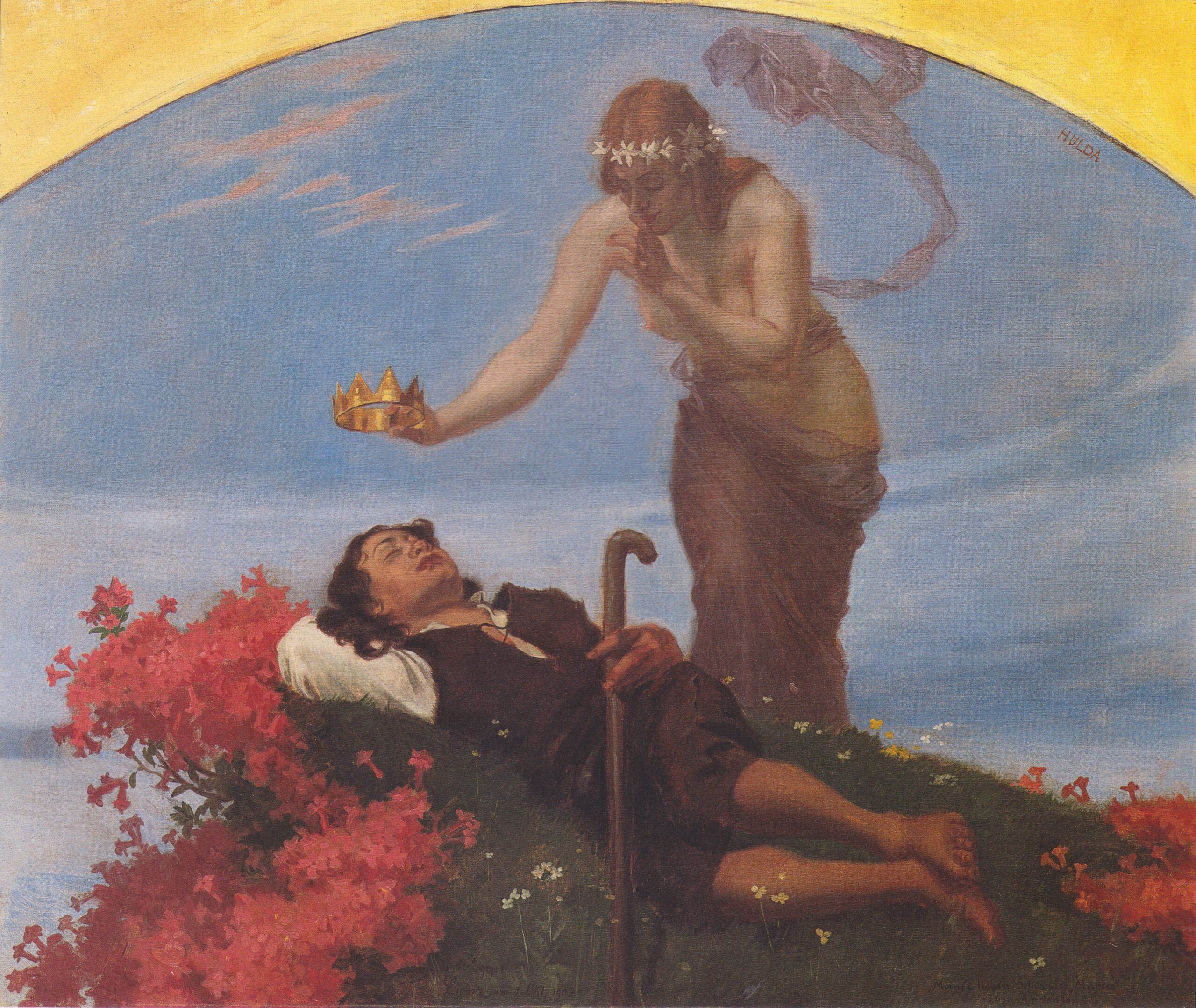 Hulda (1903) - Albin Egger-Lienz Tablo