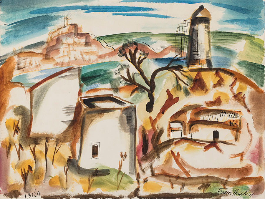 Ibiza (1933) - Frances Hodgkins Tablo