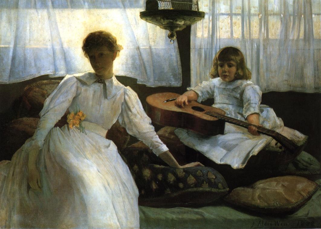 Idle Hours (1888) - Julian Alden Weir Tablo