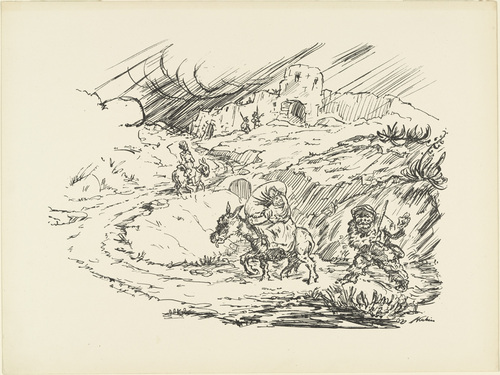 In Flight (1920) - Alfred Kubin Tablo
