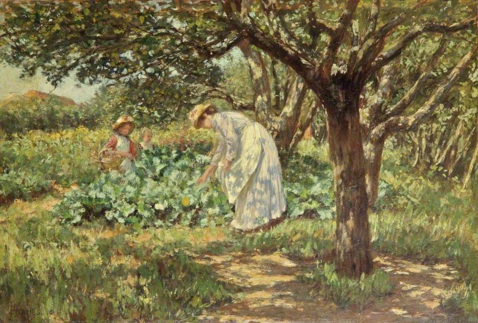 In the Garden (1904) - James Charles Tablo