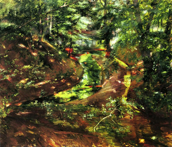 In the Woods near Bernried (1892) - Lovis Corinth Tablo