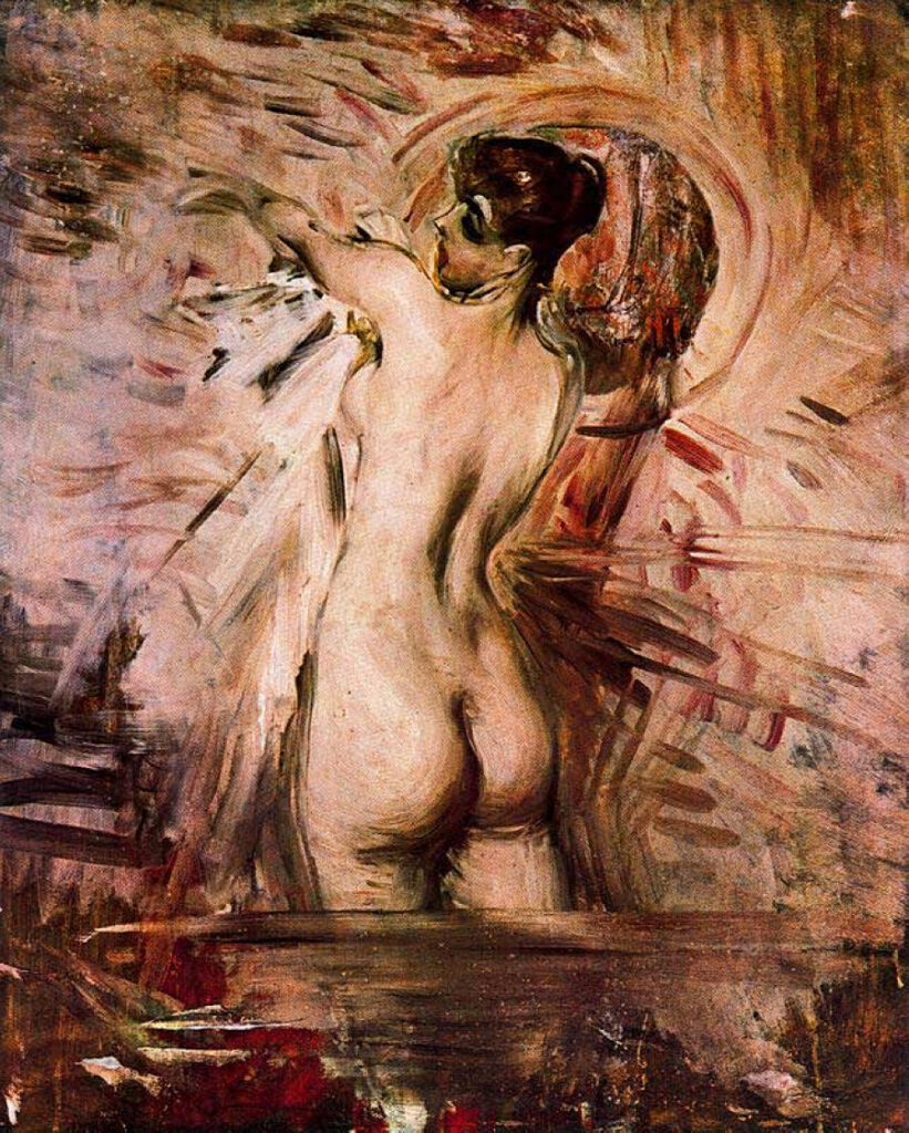 In the bath – Giovanni Boldini Tablo