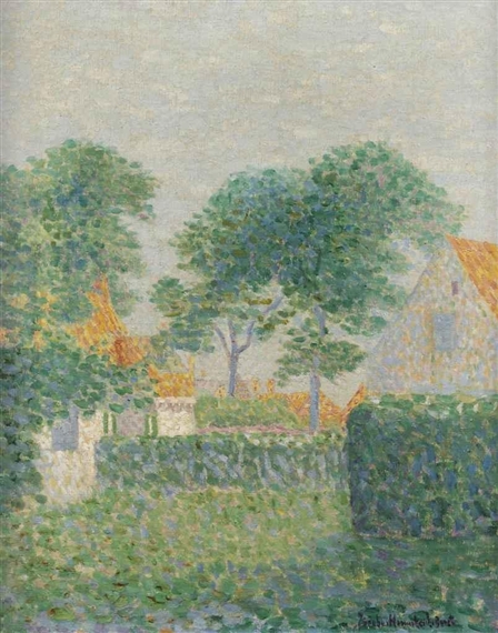 In the garden (1909) - Jacoba van Heemskerck Tablo