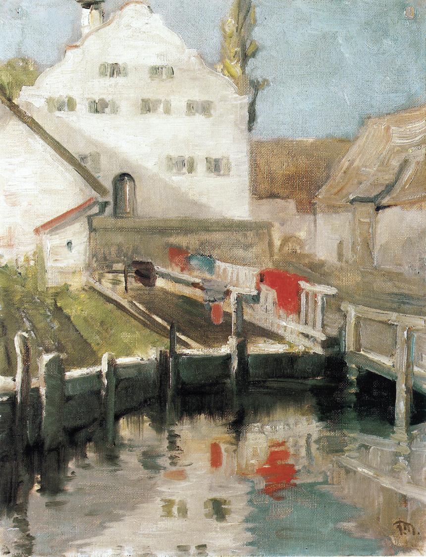 Indersdorf (1904) - Franz Marc Tablo