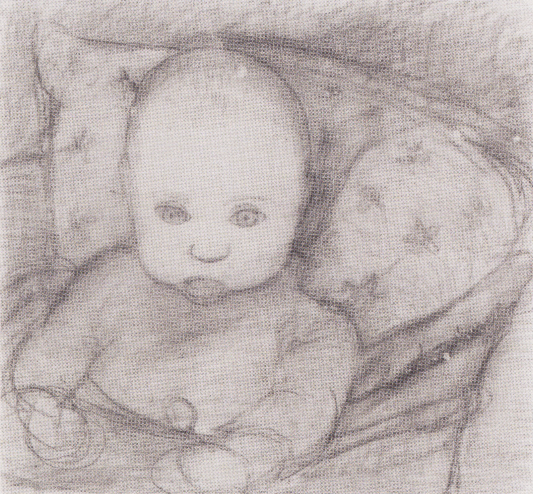 Infant in seat (1902) - Paula Modersohn-Becker Tablo