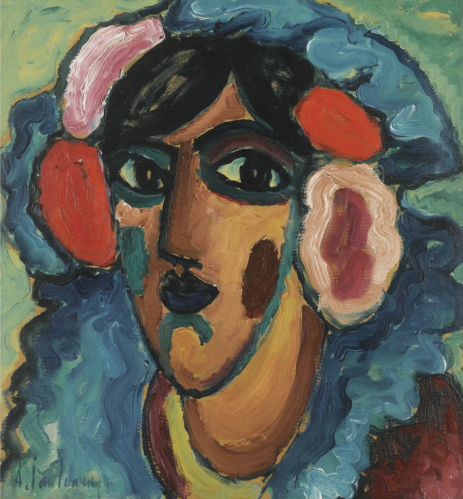 Infantin (Spanierin) (1913) - Alexej von Jawlensky Tablo