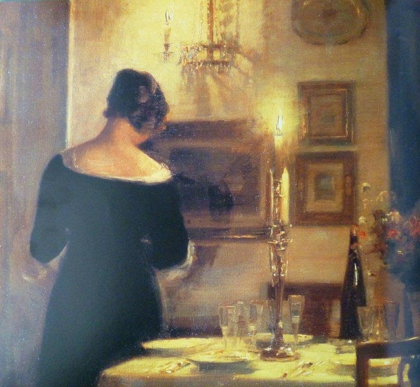 Interior (1900) - Carl Holsøe Tablo