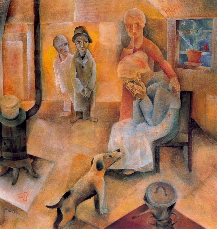 Interior - Albert Bloch Tablo