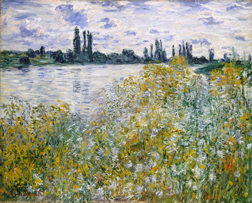 Isle of Flowers on Siene near Vetheuil (1880) - Claude Monet Tablo