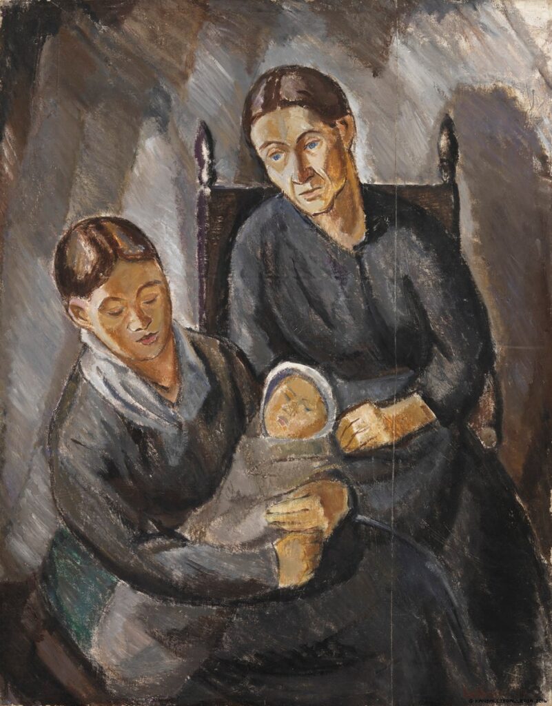 Isoäiti (1917) - Tyko Sallinen Tablo
