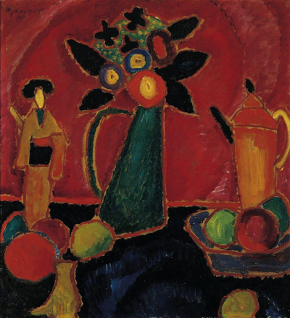 Japanese Flower (1913) - Alexej von Jawlensky Tablo