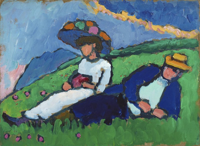 Jawlensky and Werefkin (1908) - Gabriele Münter Tablo