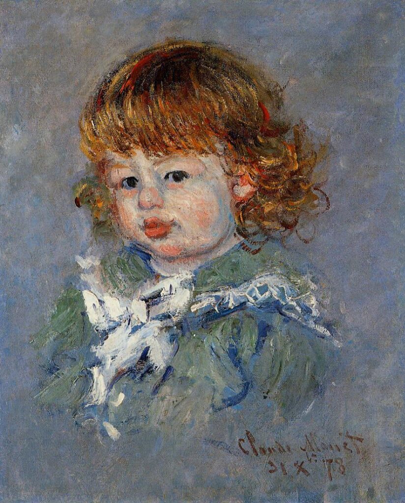 Jean Pierre Hoschede, called 'Bebe Jean' (1878) - Claude Monet Tablo
