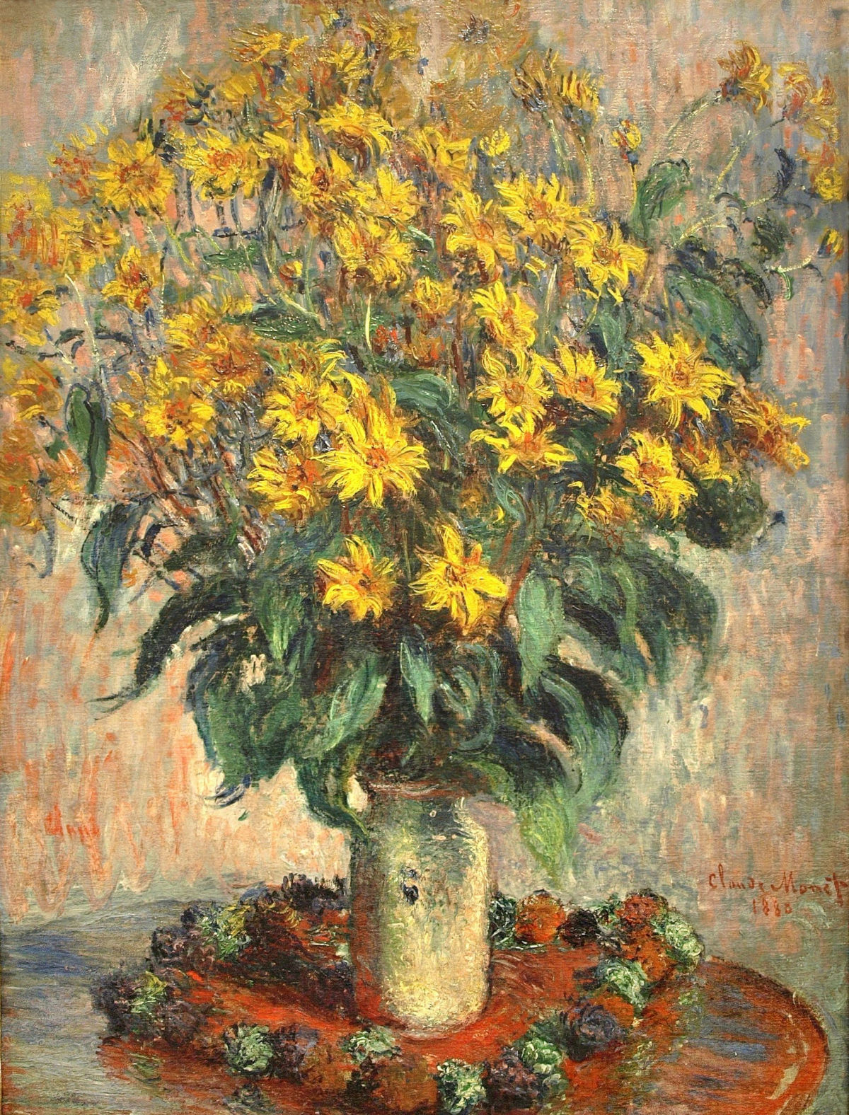 Jerusalem Artichokes (1880) - Claude Monet Tablo