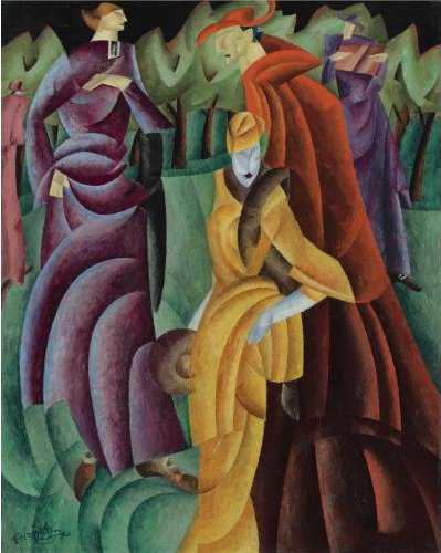 Jesuiten III (Jesuits III) (1915) - Lyonel Feininger Tablo