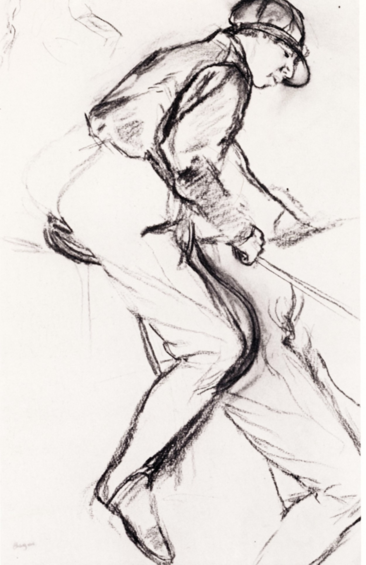Jockey (1882) - Edgar Degas Tablo