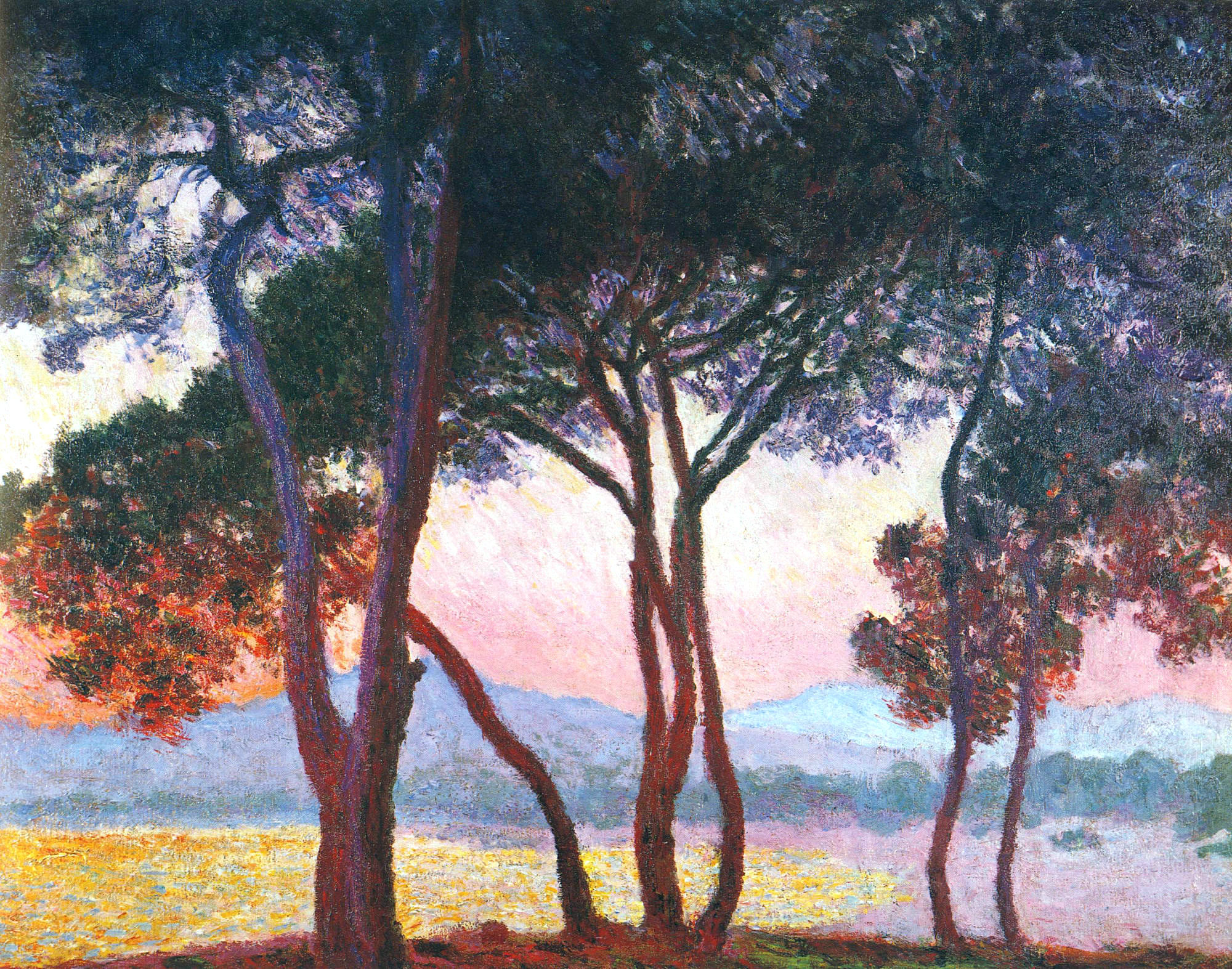 Juan les Pins (1888) - Claude Monet Tablo