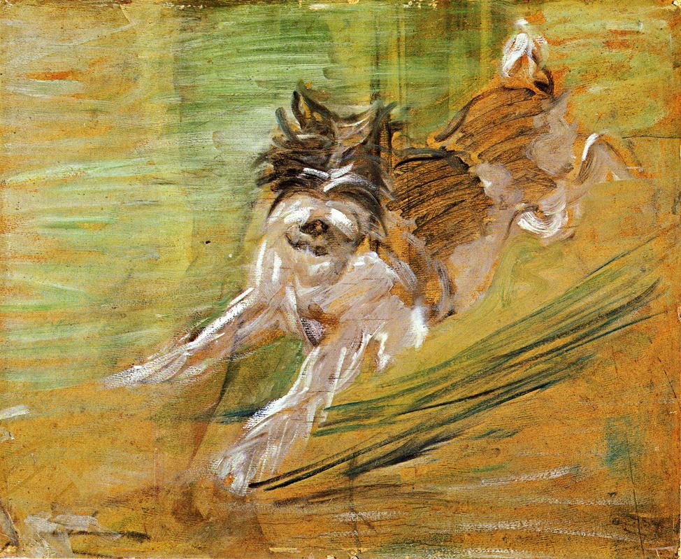 Jumping Dog Schlick (1908) - Franz Marc Tablo