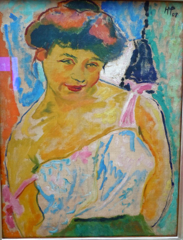 Junges Madchen (1908) - Max Pechstein Tablo
