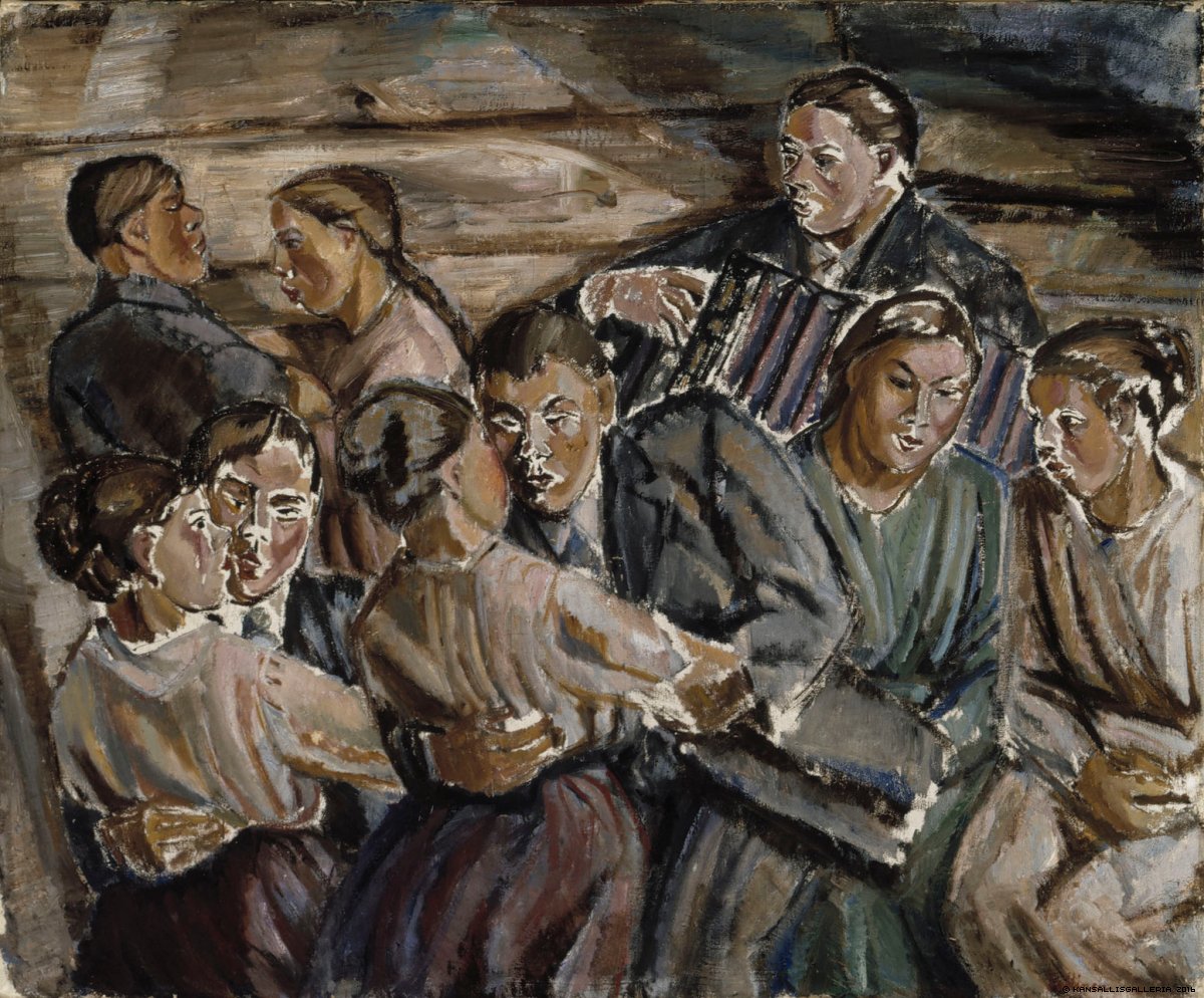 Jytkyt (1918) - Tyko Sallinen Tablo