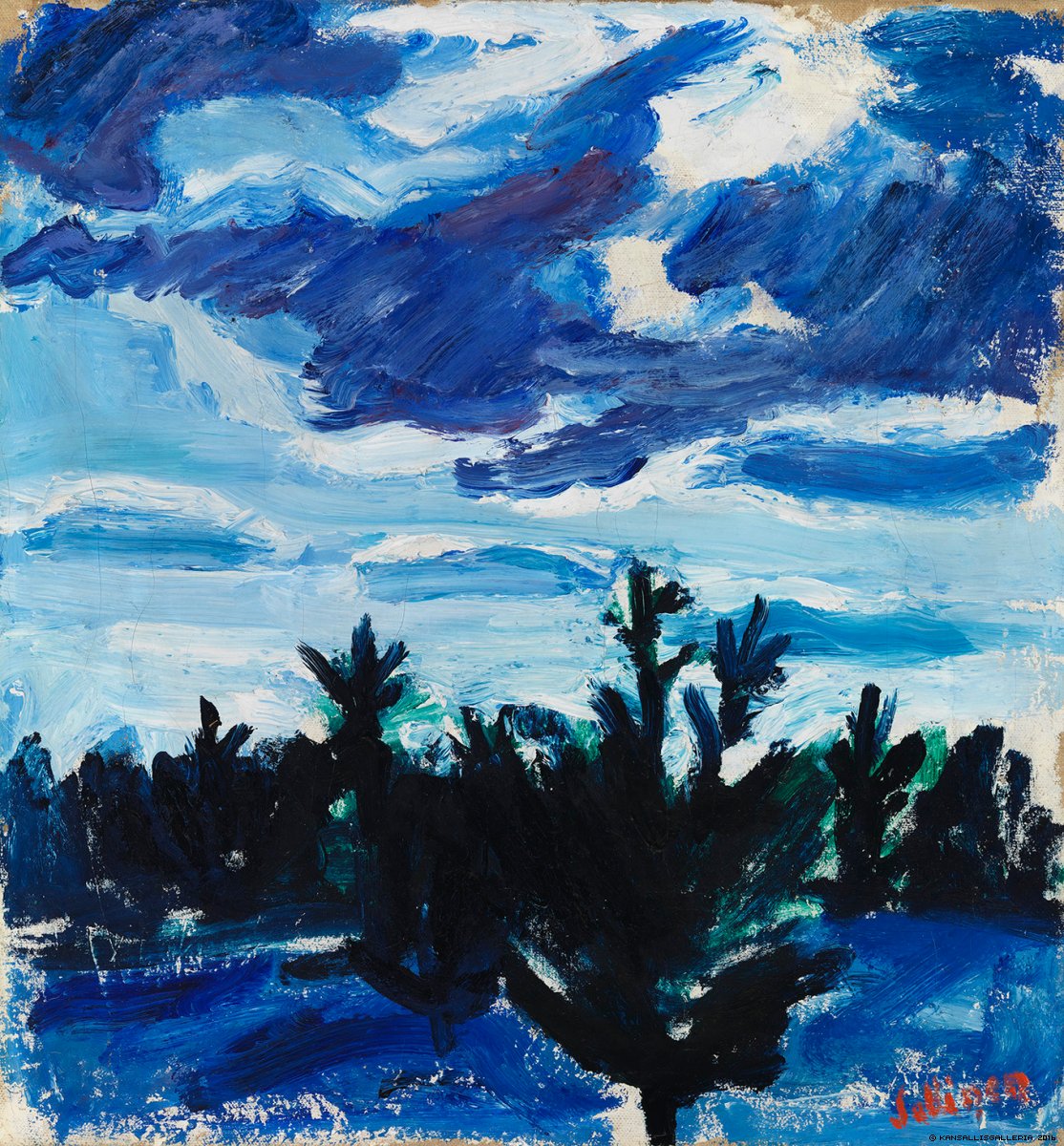 Kevättalvi (1914) - Tyko Sallinen Tablo