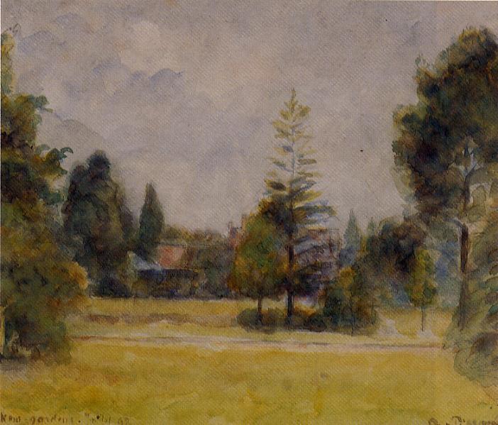 Kew Gardens 2 (1892) - Camille Pissarro Tablo
