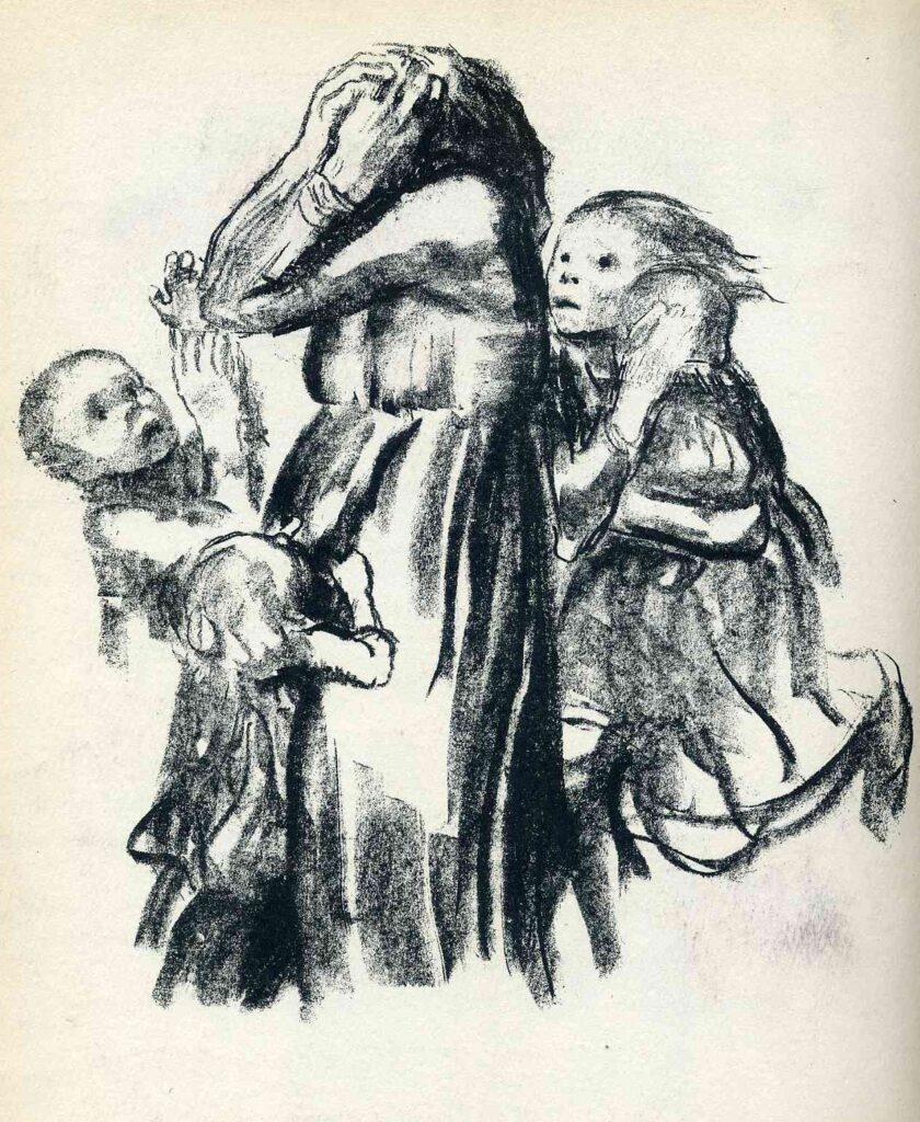 Killed in Action (1921) - Käthe Kollwitz Tablo