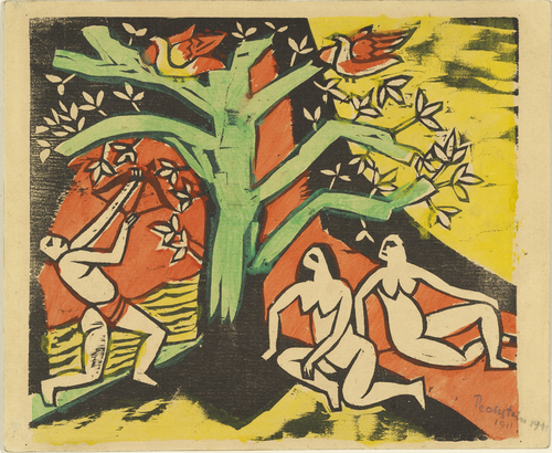 Killing of the Banquet Roast (1912) - Max Pechstein Tablo