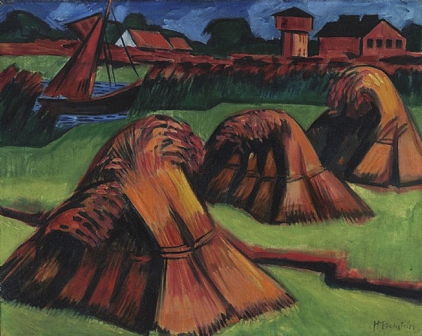 Kornpuppen (1922) - Max Pechstein Tablo