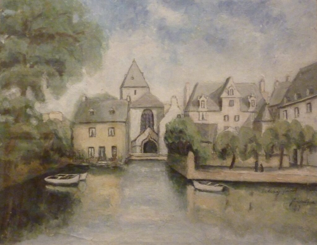 L'église De Locmaria [à Quimper (1927) - Max Jacob Tablo