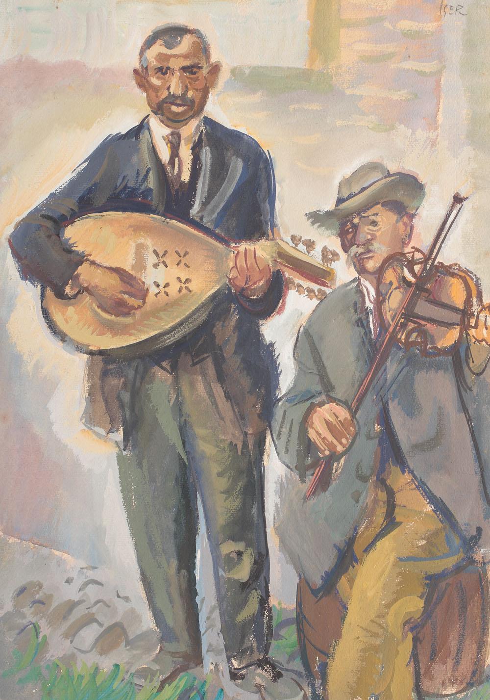 Lăutari - Iosif Iser Tablo