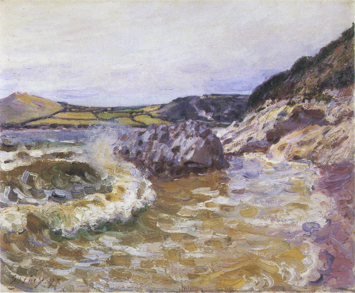 Lady s Cove (1897) - Alfred Sisley Tablo