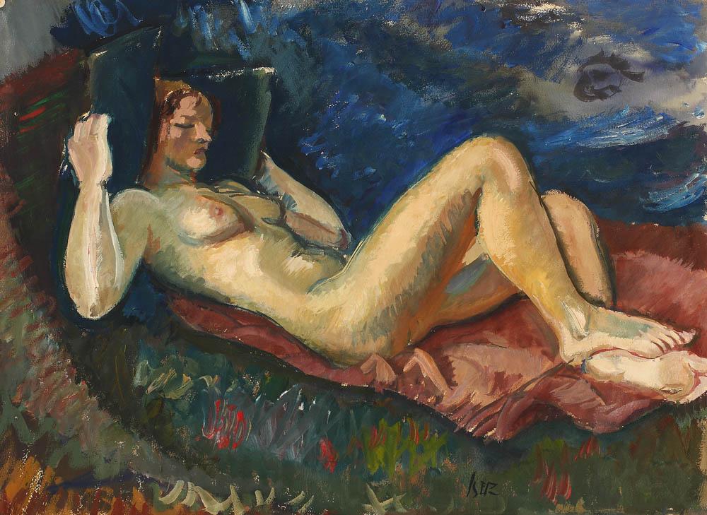 Laid Back Nude - Iosif Iser Tablo