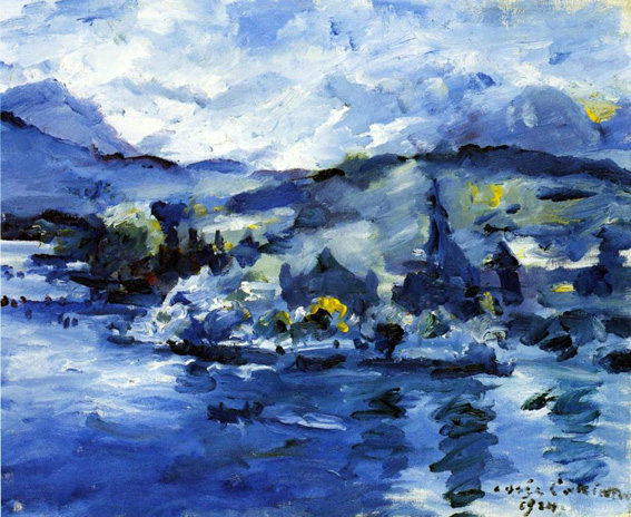 Lake Lucerne Afternoon (1924) - Lovis Corinth Tablo