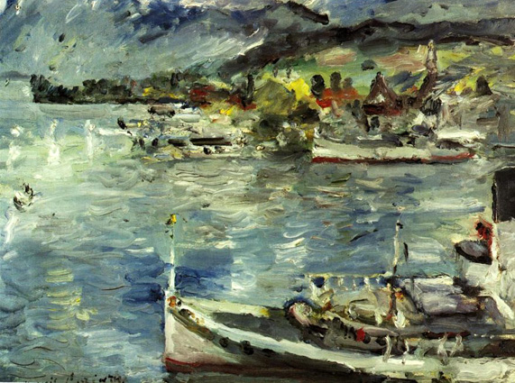 Lake Lucerne Morning (1924) - Lovis Corinth Tablo