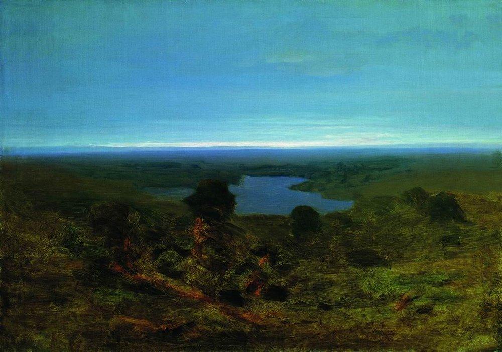 Lake. Evening - Arkhip Kuindzhi Tablo