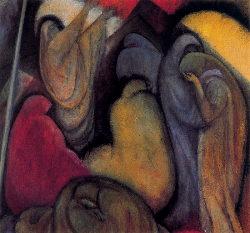 Lamentation - Albert Bloch Tablo