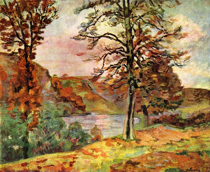 Landscape (1870) - Armand Guillaumin Tablo