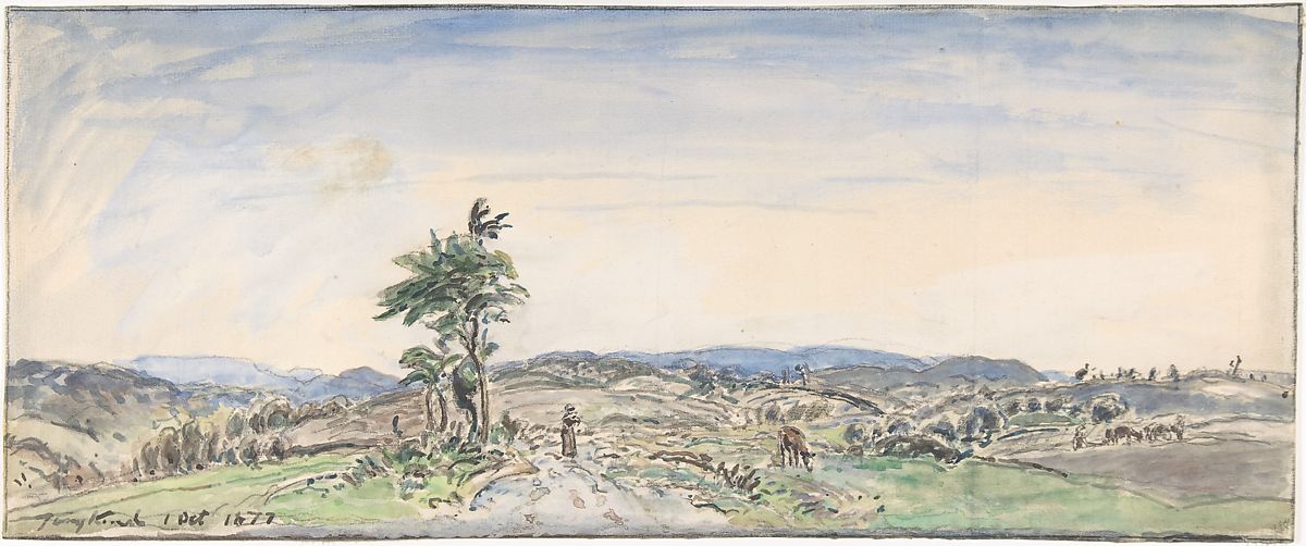 Landscape (1877) - Johan Jongkind Tablo