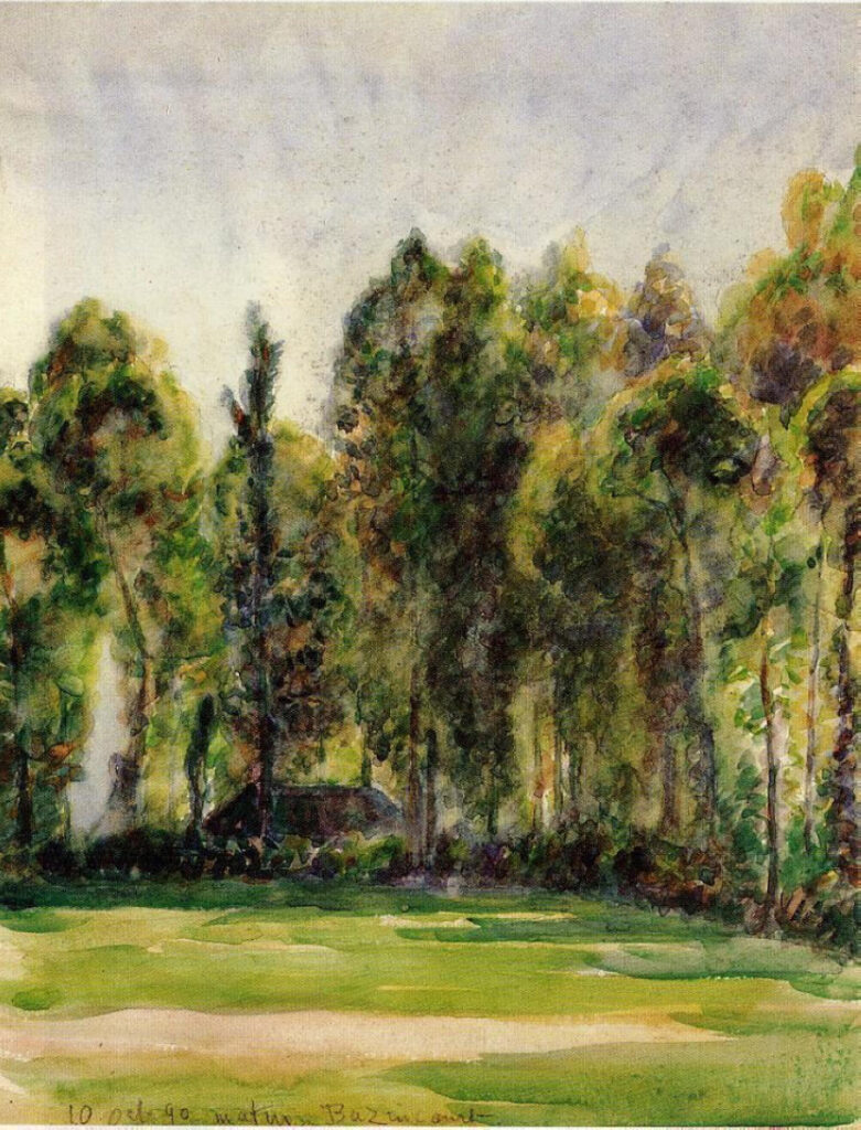 Landscape (1890) - Camille Pissarro Tablo