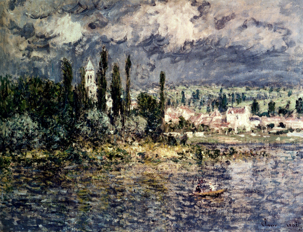 Landscape With Thunderstorm (1880) - Claude Monet Tablo
