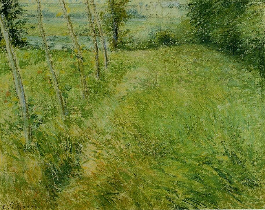 Landscape at Pontoise (1882) - Camille Pissarro Tablo