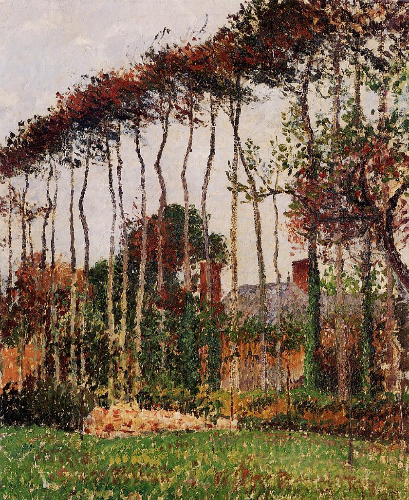 Landscape at Varengeville (1899) - Camille Pissarro Tablo