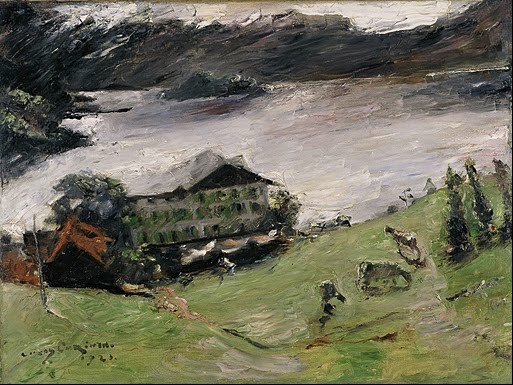 Landscape at the Walchensee (1923) - Lovis Corinth Tablo