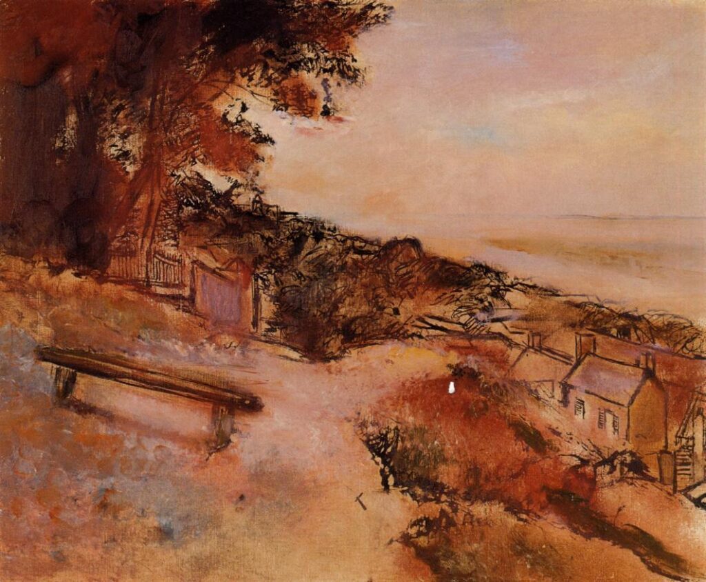 Landscape by the Sea (1895) – Edgar Degas Tablo
