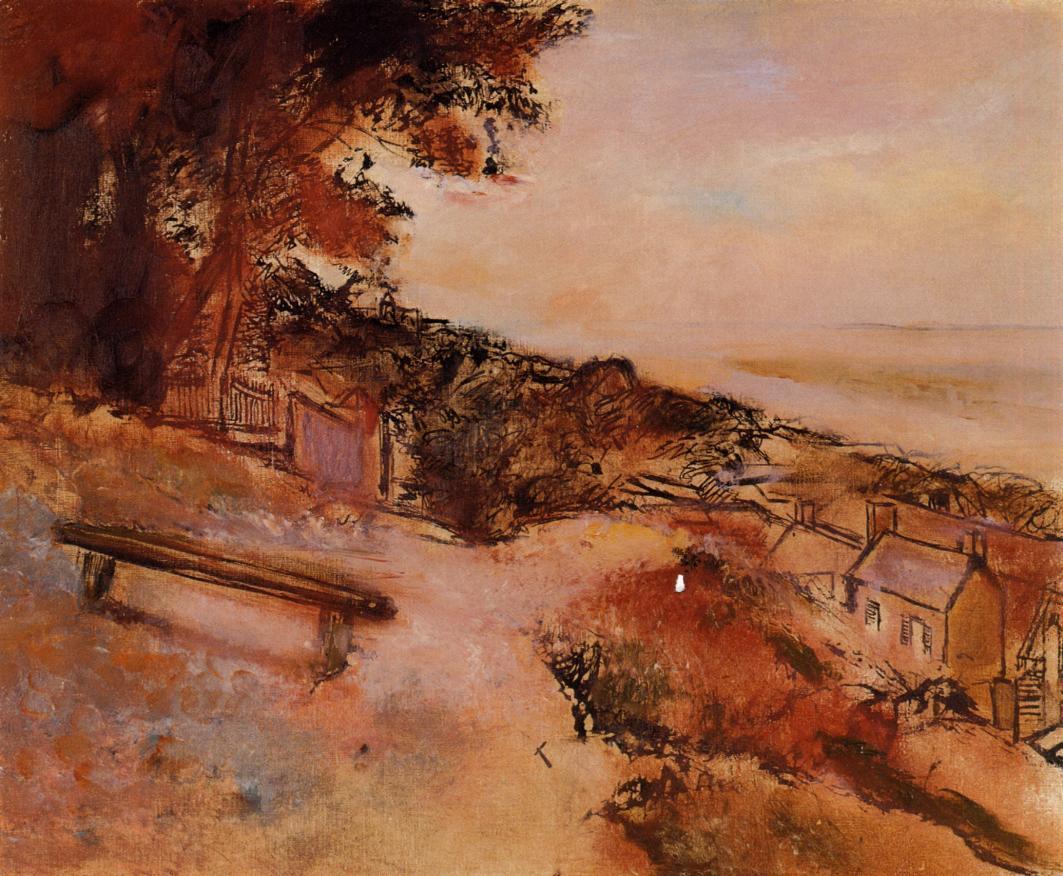 Landscape by the Sea (1895) - Edgar Degas Tablo