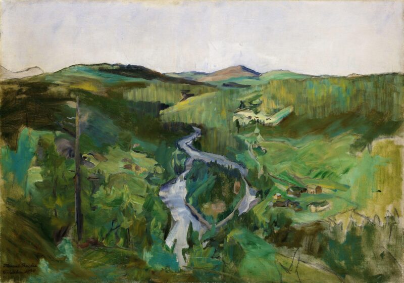 Landscape from Foldalen (1894) - Harriet Backer Tablo