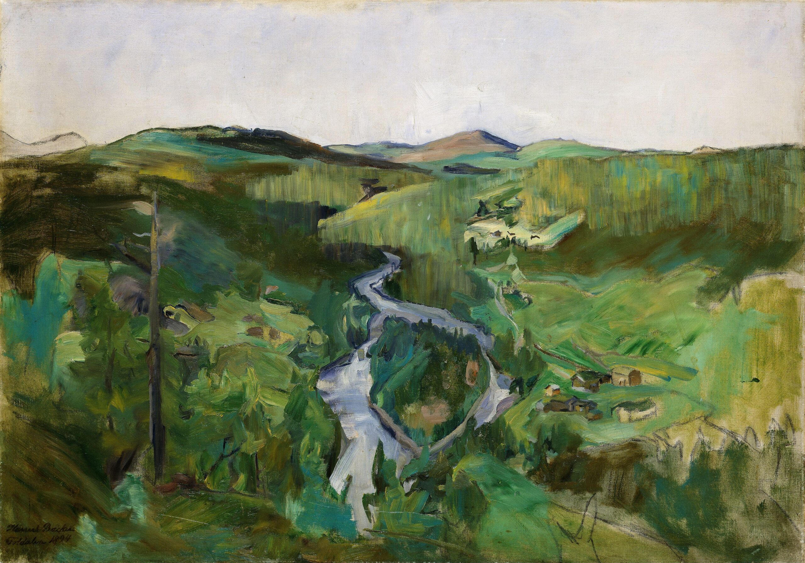 Landscape from Foldalen (1894) - Harriet Backer Tablo